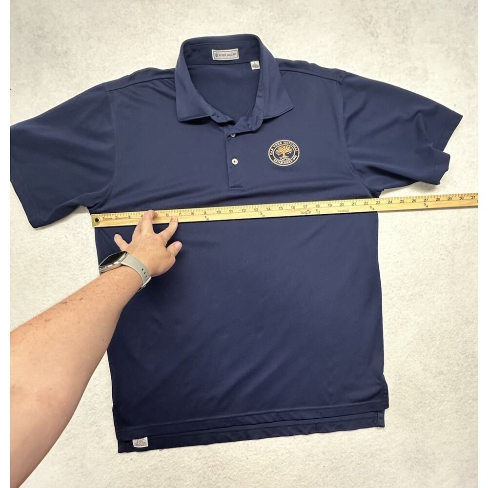 Peter Millar Polo Mens Large Oak Tree Golf Club Logo Shirt - Picture 7 of 8